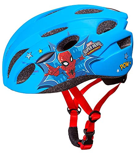 Seven Polska Unisex Jugend Spiderman Fahrradhelm, Mehrfarbig, Einheitsgröße