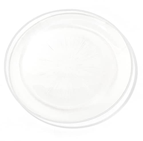 Charge it by Jay Elite Glass Charger Plate 13” Decorative Melamine Service Plate for Home, Professional Dining, Perfect for Upscale Events, Dinner Parties, Weddings, Catering, 1 Piece, White Rim