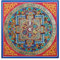 Tibetische Om Mane Padme Hum Mandala Buddhismus Religion Meditationsposter Leinwandbild Kunstdruck Moderne Familie Schlafzimmer Dekor Poster 30 x 30 cm