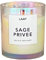 LAAY Duftkerze im Glas, Sage Privee, Salbei und Meersalz Duft, natürliche Kerze aus Sojawachs, Aromatherapie für zu Hause, 50 Stunden Brenndauer - 250gr