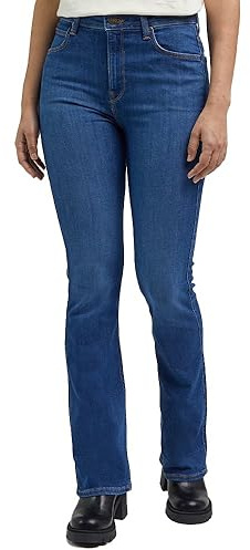 Lee Women's Breese Boot Jeans, Blue, 58