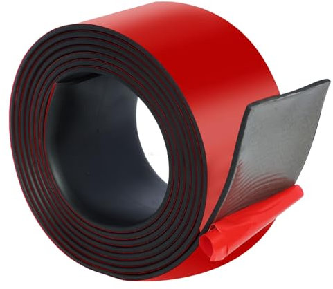 Tiras de goma autoadhesivas de neopreno, alfombrilla de goma, 80 mm (ancho) x 1,5 mm (D) x 3 m(L) perfil de goma maciza para juntas de bricolaje, protección de suelos, aislamiento, cubierta,
