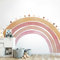 Neukids FABRIC Riesiger Regenbogen Herz Wandtattoo Kinderzimmer Mädchen Wandsticker Schlafzimmer Wohnzimmer Babyzimmer Spielzimmer Korridore Wanddeko 222x118cm