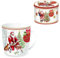 EASY LIFE Christmas Memories - Taza de 350 ml con caja de hojalata, Papá Noel y ciervos