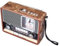 Radio Vintage Multifonctionnelle AM ​​FM SW Bande Horloge Lampe de Poche Haut-parleurRétro avec Lampe de Poche LED, Fonction Horloge, Apparence Vintage pour Le Bureau deà Domicile