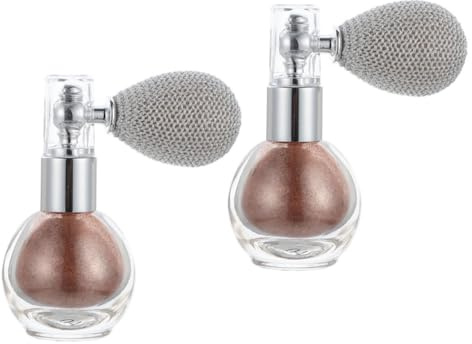 DOITOOL 6 Pièces pulvérisation de paillettes corps pulvérisation de poudre de cheveux décor fourniture de pulvérisation spray brillant brillant Nacré levure chimique bouteille de parfum