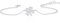 Diamond Treats Bracelet en Trèfle à Quatres Feuilles pour Femme et Jeune Fille en Argent Sterling 925, Bracelet Porte Bonheur Femme en Trèfle à 4 Feuilles, Bracelet Argent Femme en Trefle a 4 Feuille