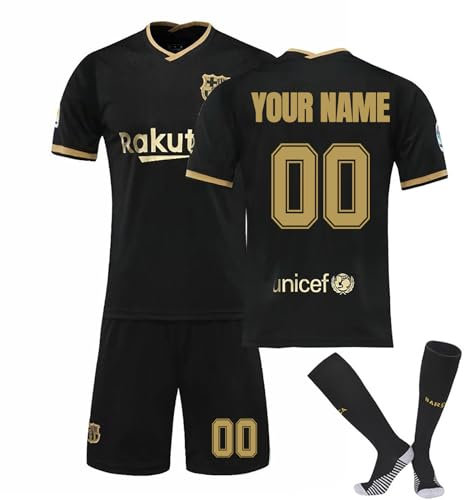 Generic Football Kits for Kids and Adult, Personalised Football Shirt with Name Number, Football Shirts Shorts and Socks Set, Football Gifts for Boys Men #9
