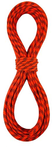 SEAMUS 4mm Prusik Accessory Cord 6M (20ft) Rock Static Climbing Rope High Tensile Strength Rock Climbing Accessories Cord Double Braid Nylon Cord for Mountain Tree Climbing, Canyoneering,Fire Rescue