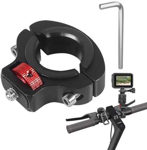 YIZWINS Kamerahalterung Fahrrad Klemme, Action Cam Halterung 360°, Action Kamera Fahrradhalterung, 1/4 Mount Action Kamera Lenker für Fahrrad Motorrad,Action Cameras
