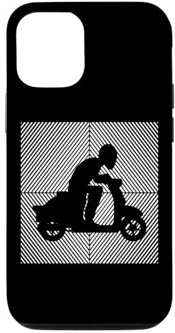 Hülle für iPhone 15 Rollerfahrer Mofa Moped Scooter-Fahrer Motorroller