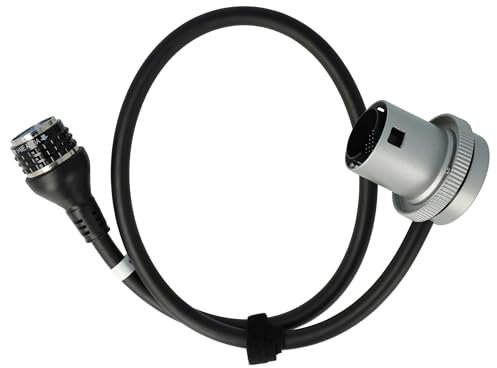 vhbw OBD Adapter OBD1 38Pin auf Rundstecker 41Pin kompatibel mit Mercedes-Benz W202 (1993-2000) Auto, PKW - Verbindungsadapter