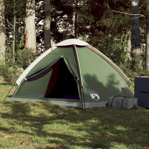 Outdoor Freizeit Camping Zelt Kuppel 2 Personen Grün Wasserdicht Camping & Wandern
