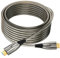 Ploiwue 8K HDMI opticafiber cable 40m Metal Armor Jacket active optical AOC 2.1cable 48Gbps ultra high speed cable Function for HDTV/Projec tor Home Theatre Gaming box Blu ray player projector