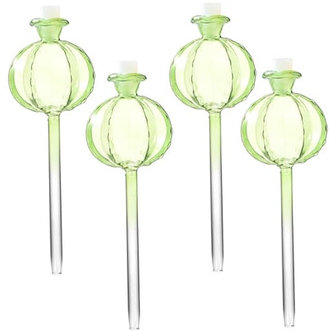 WSYJWEX Globos de riego de Plantas 4 Piezas de Forma de orquídea de la orquíde