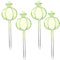 WSYJWEX Globos de riego de Plantas 4 Piezas de Forma de orquídea de la orquíde