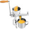 Spremiagrumi manuale per erba di frumento, in acciaio inox, con estrusione a spirale, estrusione, montaggio da tavolo, spremiagrumi, spremiagrumi a mano, con colino e spremiagrumi