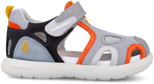 Biomecanics 262232, Sandalen, Grau und Orange, 31 EU