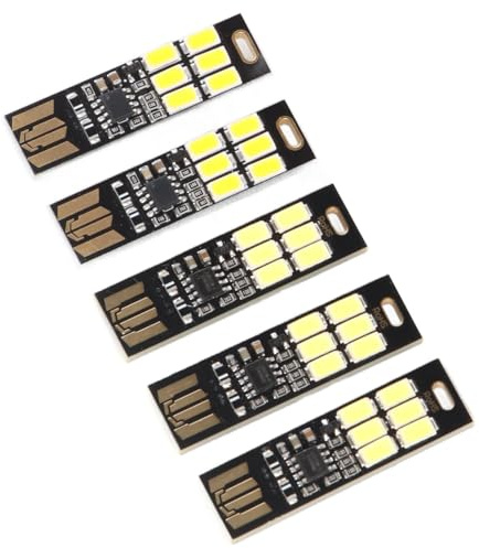 CHICIRIS Switch USB Light Flicker Lighting Mini LED Lamp Stick für Laborforschungsinstitut, 5pcs