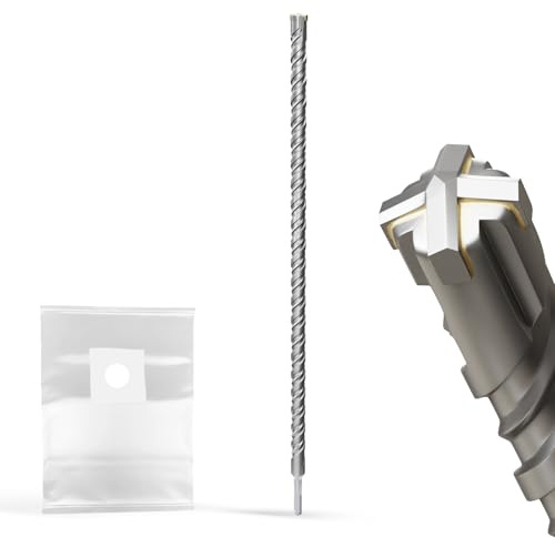 SDS Plus Bohrer 20 mm×600 mm professionelle Wendeschneide aus Hartmetall für Beton, Mauerwerk & Stein – langlebig und leistungsstark