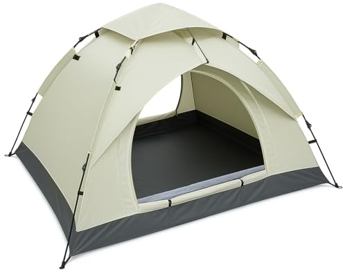 ARATERVIO Pop-up-Zelt für 2–3 Personen, wasserdichtes Kuppelzelt mit UV-Schutz, leichtes Campingzelt mit Tragetasche, Kuppelzelt für Wandern, Outdoor & Backpacking