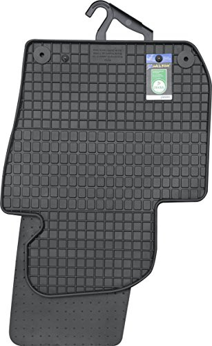 PETEX 23210 Gummimatten passend für Superb ab 07/2008-05/2015 / Superb Kombi ab 01/2010-08/2015 Fußmatten schwarz 4-teilig