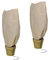NOOR Premium 2X Winterschutz-Haube S 80 x 60 cm mit Zugband - Frostschutzhaube für Pflanzen - Winterschutz für Pflanzen Überwinterung - Pflanzenvlies/Winterschutzvlies - Beige
