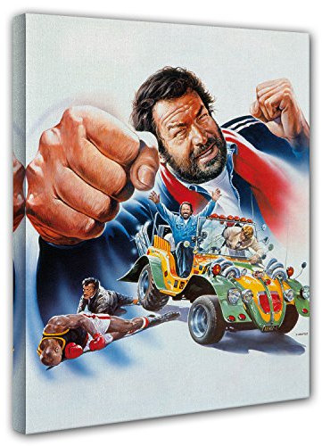 Bud Spencer - Der Bomber (Bomber) - Leinwand (80 x 120 cm)