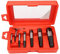 Akozon Extractor de Tornillos 8 unidades 3-50mm Remover Dañados Tornillo Perno Eliminar Herramienta RT-Q18