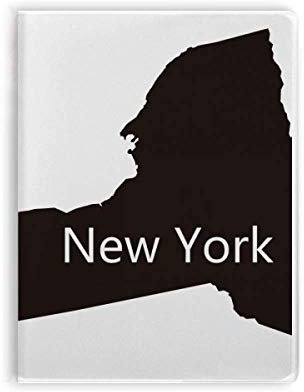 New York Notizbuch, mit Karteneinband, weicher Einband