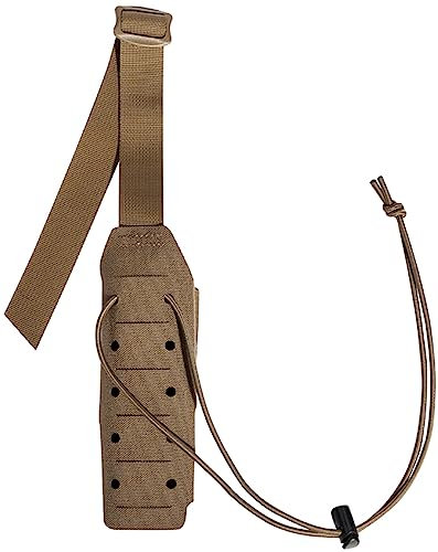 Tasmanian Tiger TT Harness Molle Adapter zur Befestigung von Molle-kompatiblen Pouches am Schultergurt von Rucksäcken, Coyote Brown