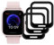 Weideworld [3 Pack] Protector de Pantalla para Amazfit Bip U/Bip U Pro, Resistente Arañazos Película Cobertura Completa