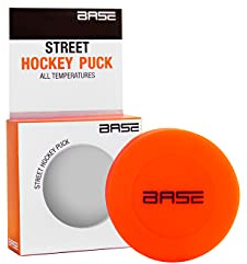 Base Street Hockey Puck I per Tutti i Rivestimenti e Le Temperature I Bambini e Adulti I Inline e Street Hockey I Arancione