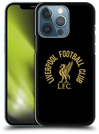 Head Case Designs Offizielle Zugelassen Liverpool Football Club LFC Gold Und Schwarz Liver Bird Harte Rueckseiten Handyhülle Hülle Huelle kompatibel mit Apple iPhone 13 Pro