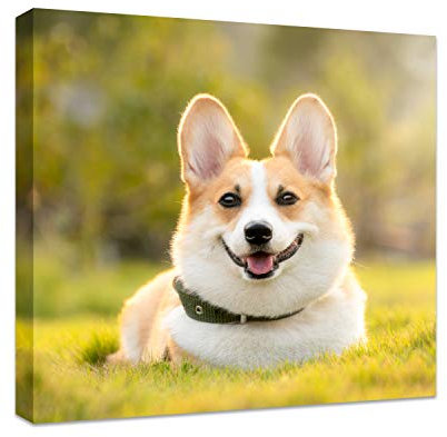 Anjiefo Canvas Drucke mit Ihren Fotos auf der Leinwand Individuelle für Familien Leinwandbilder als Geschenk personalisierte Kunstdruck zu drucke (20cm x 20cm)