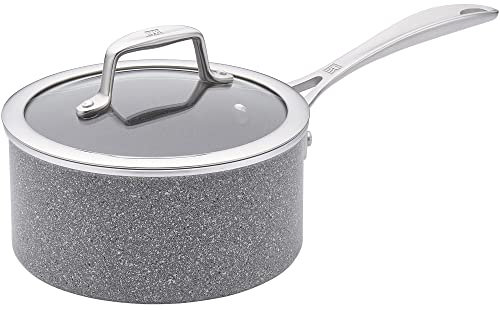 ZWILLING Vitale Stielkasserolle, antihaftbeschichtet, Aluminium, kratzfest, hergestellt in Italien, 2 l