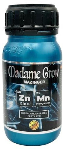MADAME GROW - Organischer Dünger - Speziell für Pflanzen 420 - Speziell Mangel - (250ml) (ZINK und MANGANESE-Mangel)