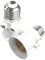 SUNERLORY E27 EU LED Adattatore della lampadina AC100V 240V 4A Supporto della lampada Presa di Luce Facile Installazione, 1 adattatore per lampadina a presa intelligente (size:EU Plug)