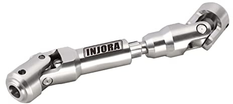 INJORA Arbre d’Entraînement INOX Robuste pour Axial SCX10 90046 AXI03007 TRX4 Redcat Gen8 1/10 RC Voiture Crawler Mise à Niveau