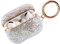 Sparkly Diamond AirPods Pro 1&2 Generation Hülle mit Schlüsselanhänger, stoßfeste Schutzhülle Premium Bling Strass Cover Skin für AirPods Ladehülle (AB mit Ring)