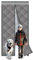 Magnetic Thermal Insulated Door Curtain, Door Curtains Thermal for Winter, Durable Oxford Cloth & Thicken Cotton Fill, Weatherproof, Windproof, Soundproof, 90 x 210cm (Grey)