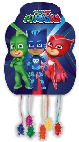 BeenSmile, PJ Masks PJ Masks, Partyzubehör, Pinata zum Befüllen mit Spielzeug oder Leckereien, Dekoration für Kinderpartys, Geburtstage und Feiern