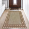 Eleganter In- und Outdoor Teppich in Braun – Sisal-Optik Flachgewebe Größe 120 x 170 cm