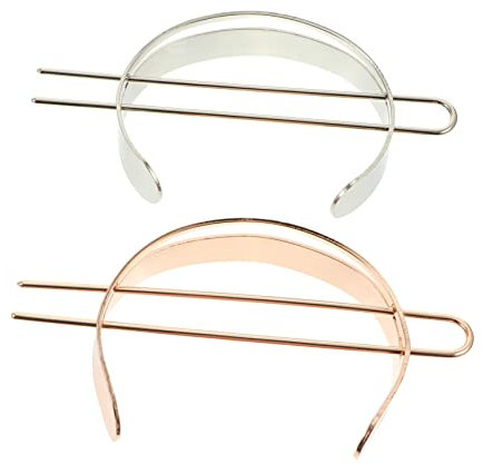 Didiseaon Elegant u Shaped Hair Pin Set Vintage Style Alloy Hair Stick Decor Supply for Women