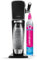 sodastream Art - Máquina de agua con gas y soda (1 botella de 1 L, acabado de acero inoxidable, compatible con lavavajillas + 1 recarga de gas de 60 L, para clips, color negro