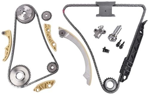 GELUOXI 9-4201S Engine Timing Chain Kit Replacement for Buick Regal LaCrosse Chevy HHR Malibu Cobalt Equinox GMC Terrain Pontiac G5 G6 2.0L 2.2L 2.4L 2006-2017 12680750 9-4201SX