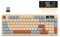 FREEWOLF M96 Wireless Gaming keyboard, Knob Control Bluetooth/2.4G Wireless Mechanical Feeling Keyboard, RGB LED Backlit with Display Screen, PBT Keycap, 3000mAh, US Layout for Win/Mac - Blueberry