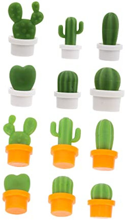 TOPBATHY Magnetischer Kühlschrankaufkleber 12 Stück Küchenmagnete Für Notizen Und