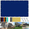 Toldo Vela Cuadrado 180 x 500 cm Impermeable Lona de Sombra Materiale Resistente e Traspirante per Protezione Solare para Barandilla Patio Aire Libre Piscina Jardín Terraza, Azul Oscuro