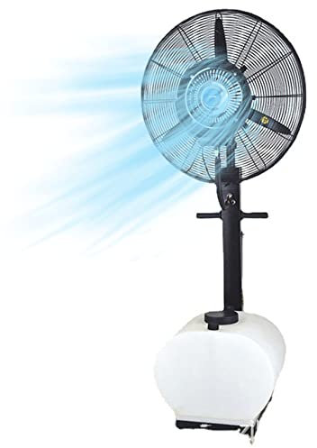 WANGXLGD Ventilador de Pedestal de nebulización oscilante, Ventiladores de nebulización para Exteriores, Restaurante Exterior, Garaje, Ventilador de refrigeración de Taller de fábrica (71cm/28in)